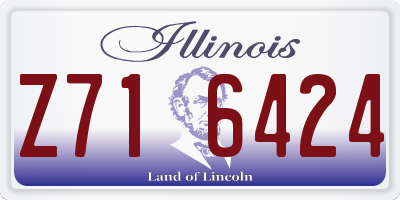 IL license plate Z716424