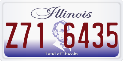IL license plate Z716435