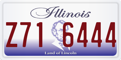 IL license plate Z716444
