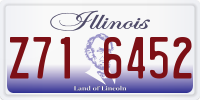IL license plate Z716452