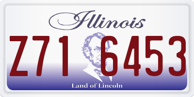 IL license plate Z716453