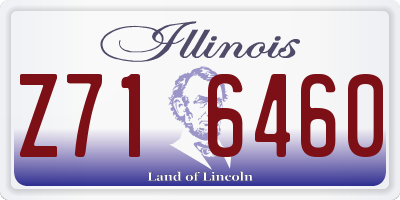 IL license plate Z716460