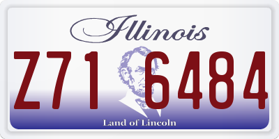 IL license plate Z716484
