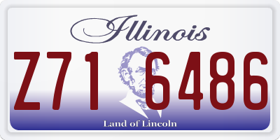 IL license plate Z716486