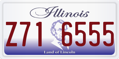 IL license plate Z716555
