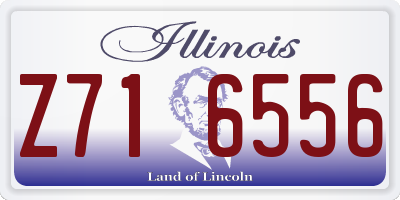 IL license plate Z716556