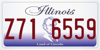 IL license plate Z716559
