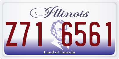 IL license plate Z716561