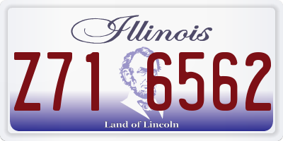 IL license plate Z716562