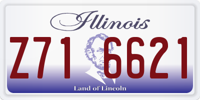 IL license plate Z716621