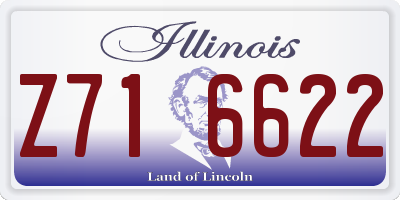 IL license plate Z716622