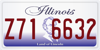 IL license plate Z716632