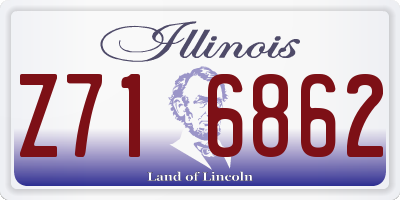 IL license plate Z716862