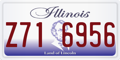 IL license plate Z716956