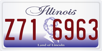 IL license plate Z716963
