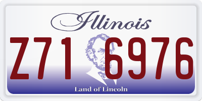 IL license plate Z716976