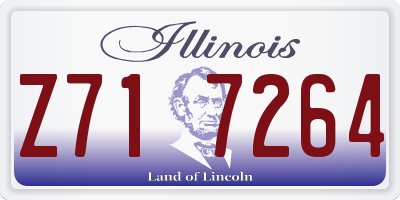 IL license plate Z717264