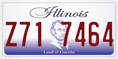 IL license plate Z717464