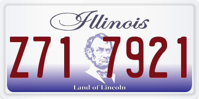 IL license plate Z717921