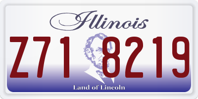 IL license plate Z718219