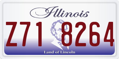IL license plate Z718264