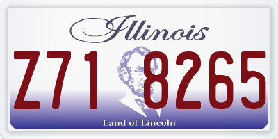 IL license plate Z718265