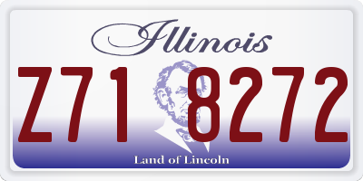 IL license plate Z718272