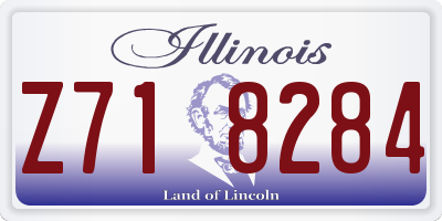 IL license plate Z718284