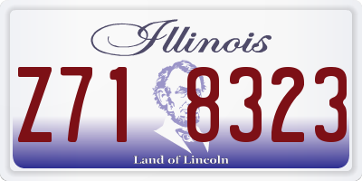 IL license plate Z718323