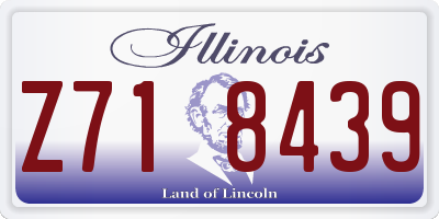 IL license plate Z718439