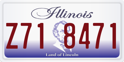 IL license plate Z718471