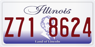 IL license plate Z718624
