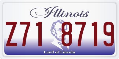 IL license plate Z718719