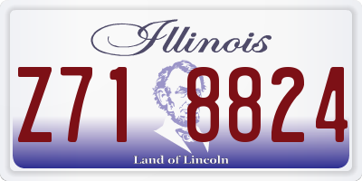 IL license plate Z718824