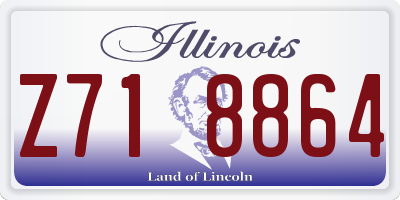 IL license plate Z718864