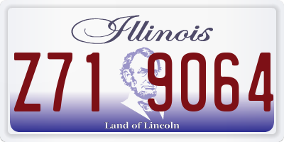 IL license plate Z719064