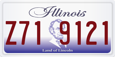IL license plate Z719121
