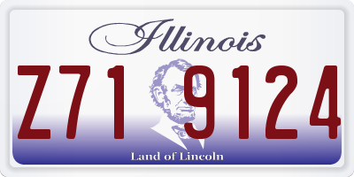 IL license plate Z719124