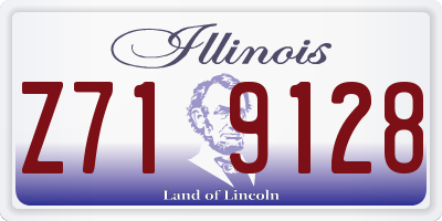 IL license plate Z719128