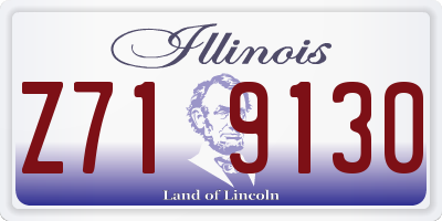 IL license plate Z719130