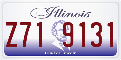 IL license plate Z719131