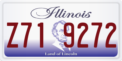 IL license plate Z719272