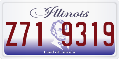 IL license plate Z719319