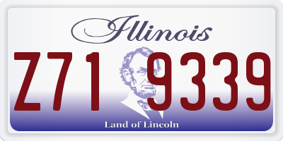 IL license plate Z719339