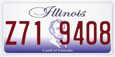 IL license plate Z719408