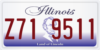 IL license plate Z719511