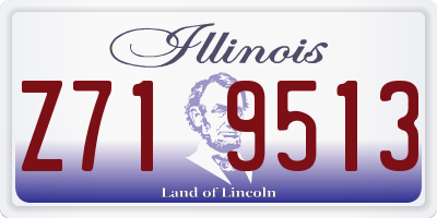 IL license plate Z719513