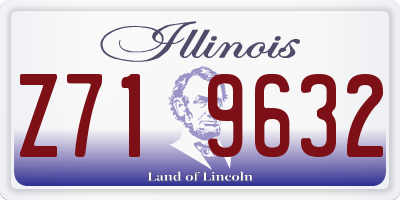 IL license plate Z719632
