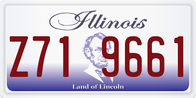 IL license plate Z719661
