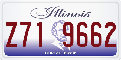 IL license plate Z719662